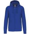 KB454 K454 Kariban Full Zip Hooded Sweatshirt light royal blue colour image